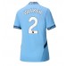 Maillot de foot Manchester City Kyle Walker #2 Domicile vêtements Femmes 2024-25 Manches Courtes